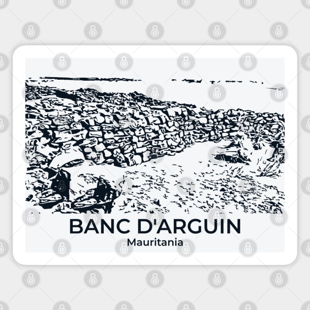 Banc d'Arguin National Park - Mauritania Magnet by Lakeric